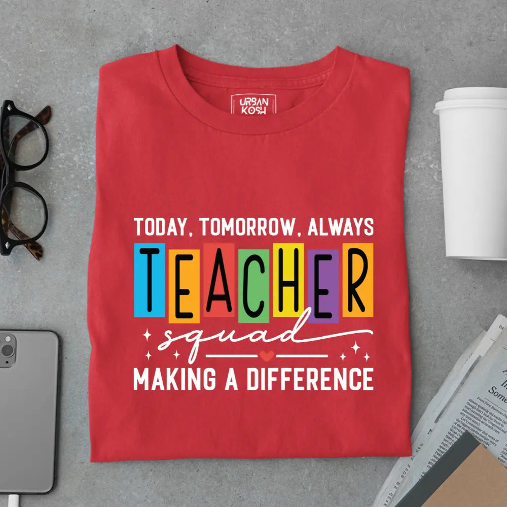 Teacher Squad Making a Difference - Exclusive Premium T-shirt for Teachers