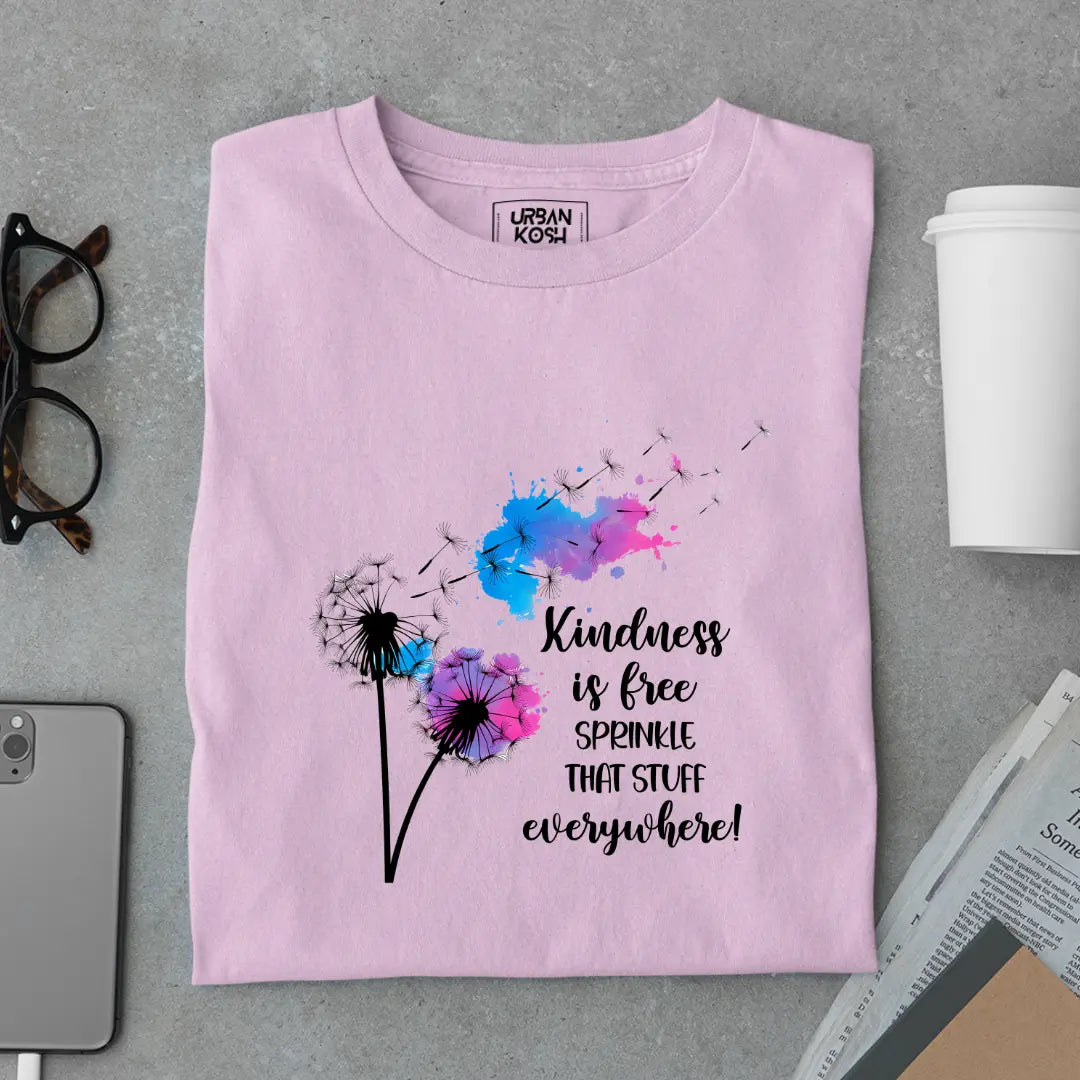Kindness Is Free Sprinkle That Stuff Everywhere Premium Butterfly T-Shirt for Women