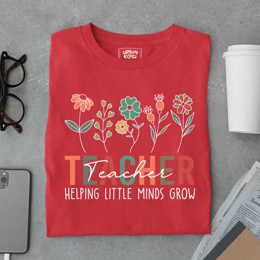 Teacher Helping Little Minds - Exclusive Premium T-shirt for Teachers