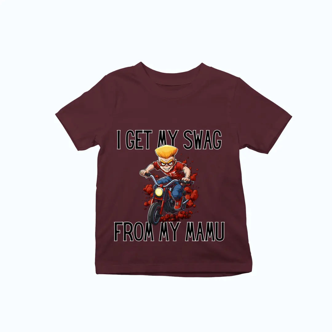 I Get My Swag from My Mamu Premium Unisex T-shirt for Kids
