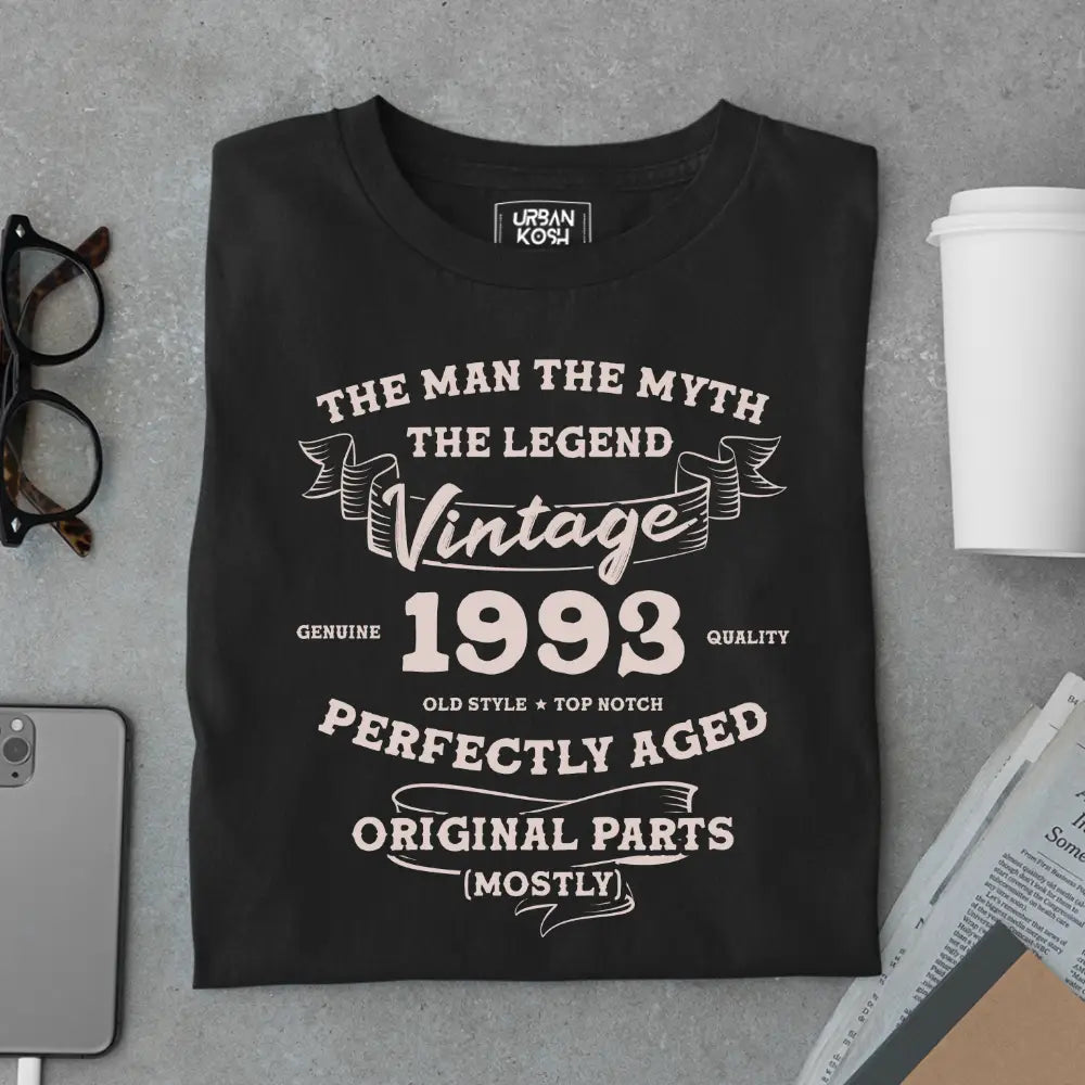 The Man The Myth The Legend Vintage 1993 Exclusive Premium T-Shirt
