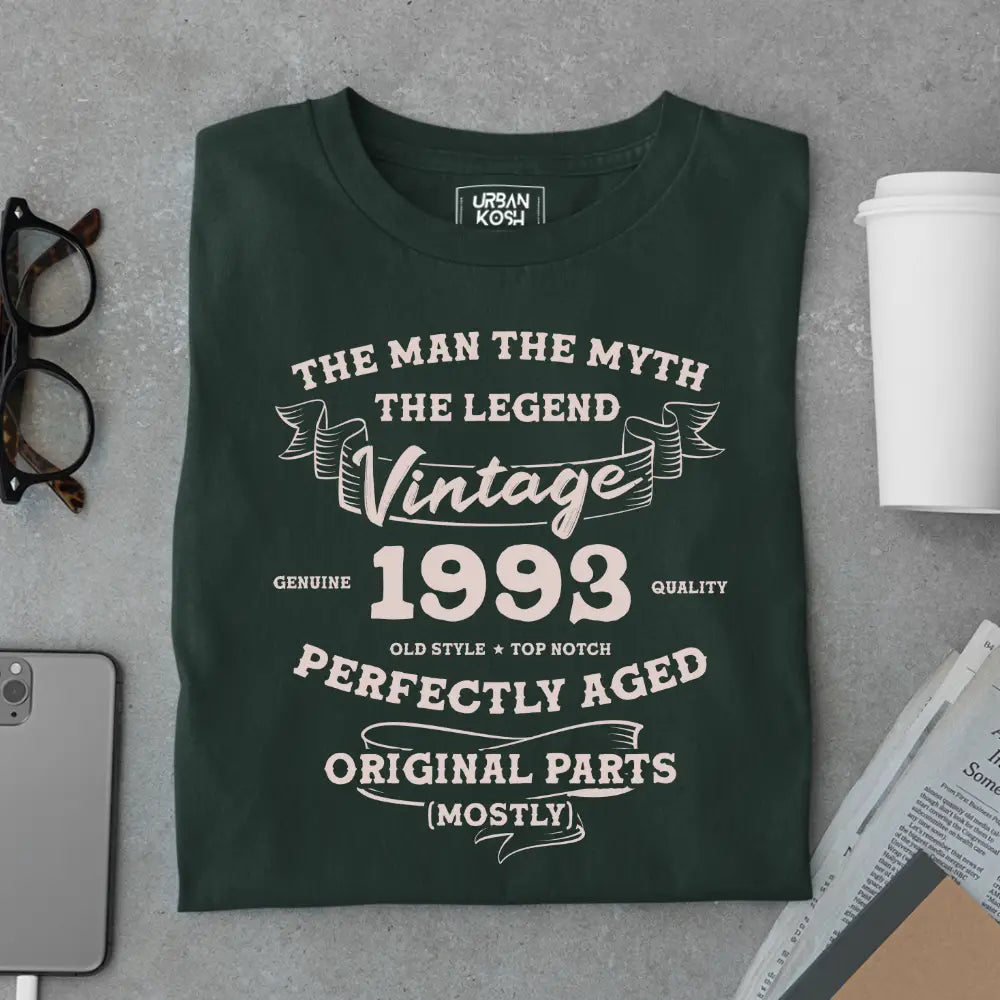 The Man The Myth The Legend Vintage 1993 Exclusive Premium T-Shirt