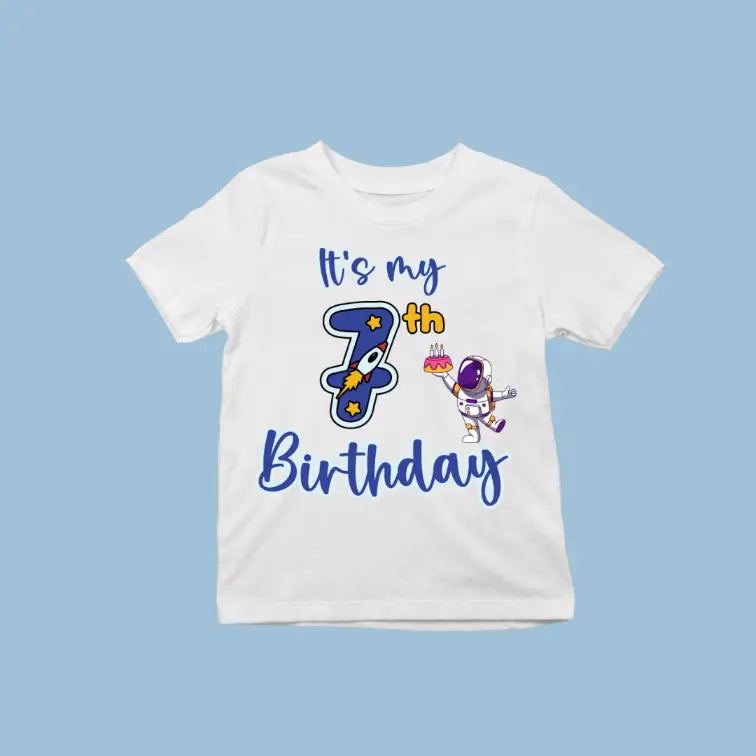 It's My 7th Birthday Exclusive T-shirt for Kids