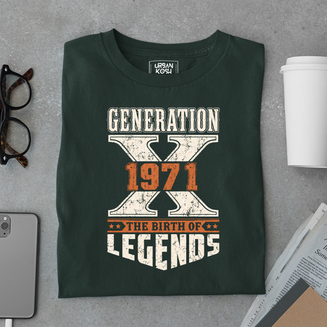 Generation X 1971 The Birth Of Legends T-Shirt