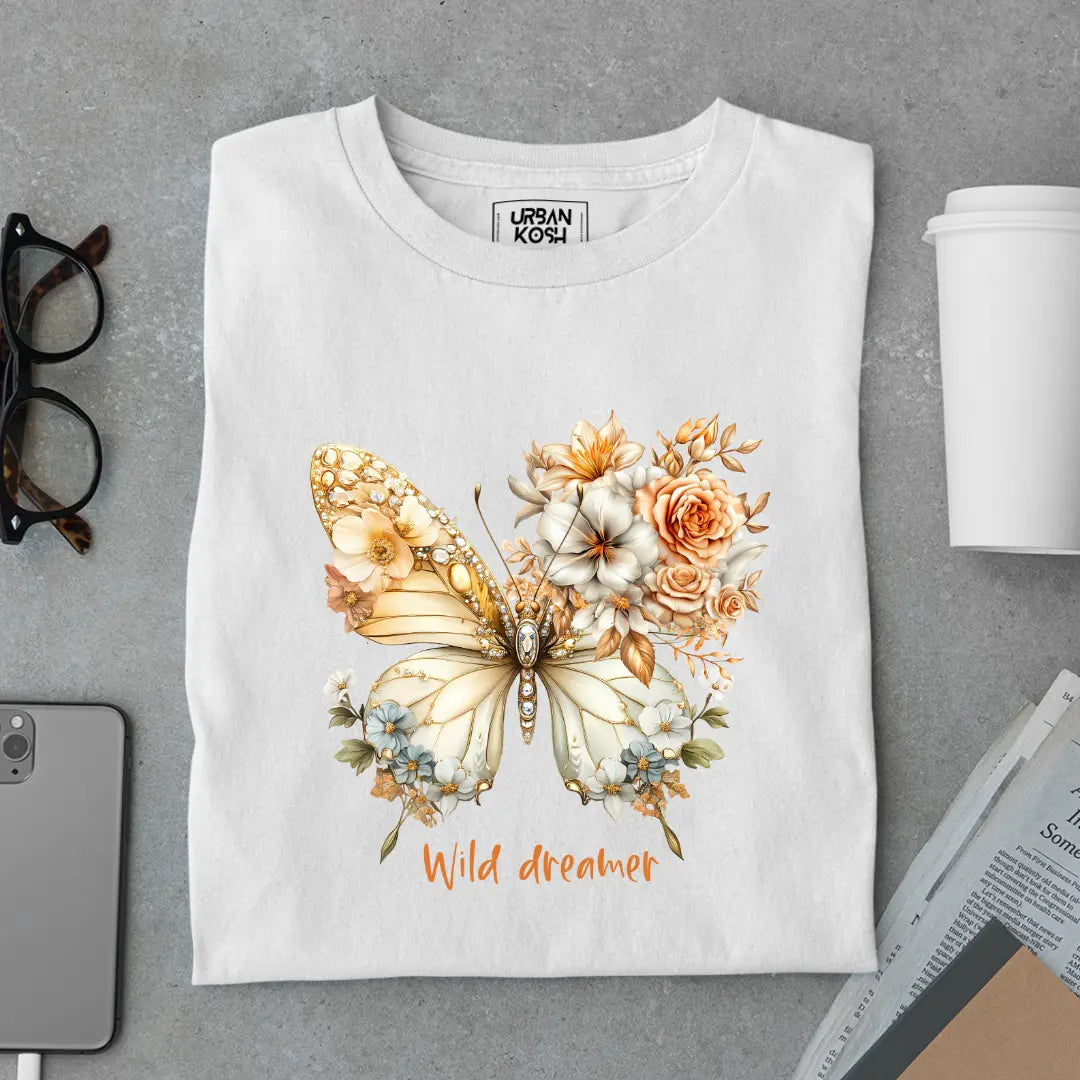 Wild Dreamer Premium Butterfly T-Shirt for Women