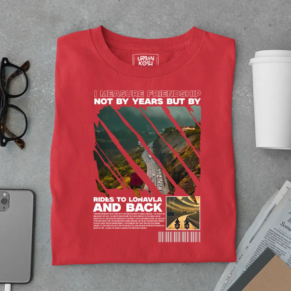 "Rides to Lonavla and Back" Premium Wanderlust T-Shirt