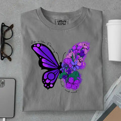 Butterfly of February Exclusive Premium Birthday T-Shirt for Women