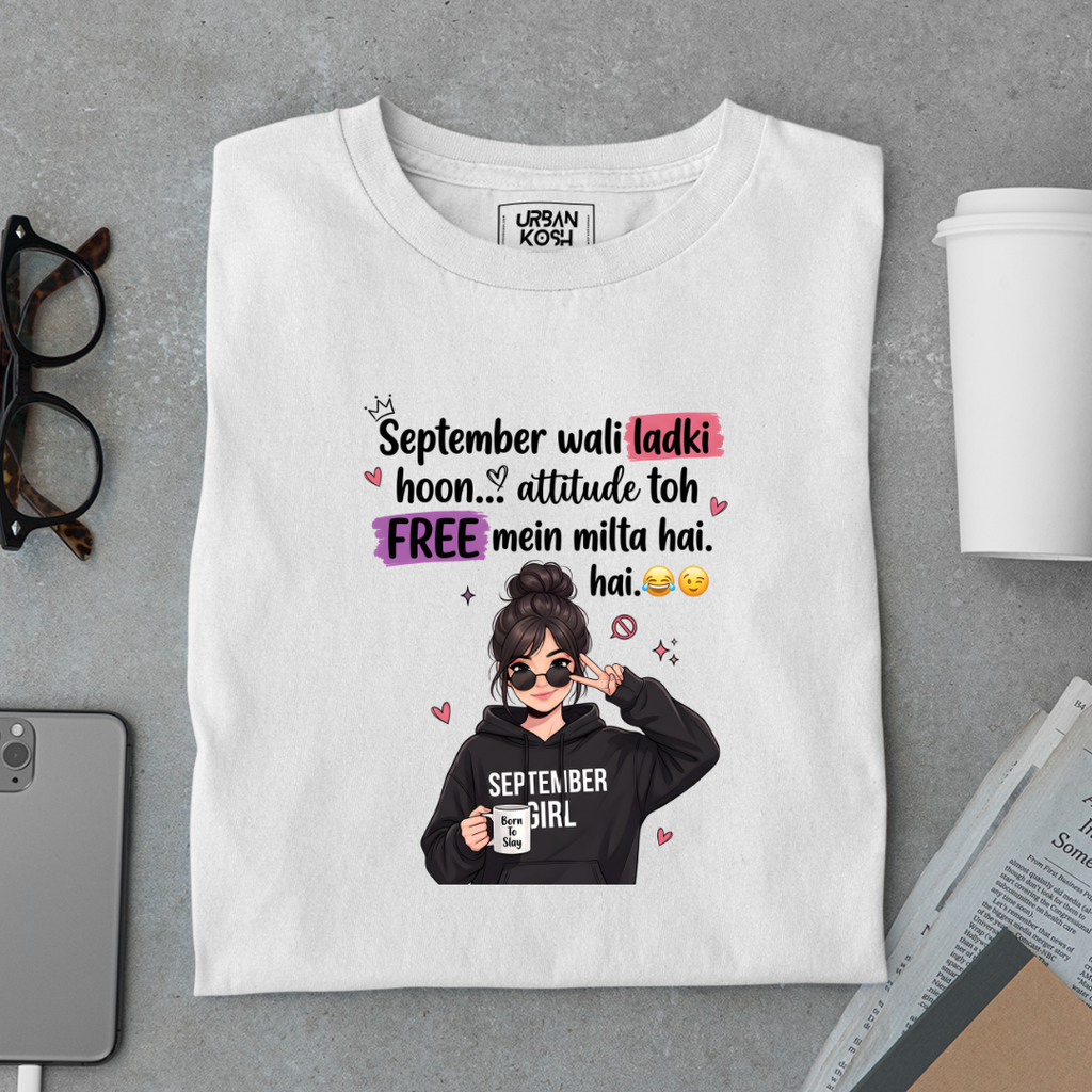 September Wali Ladki Graphic T-Shirt