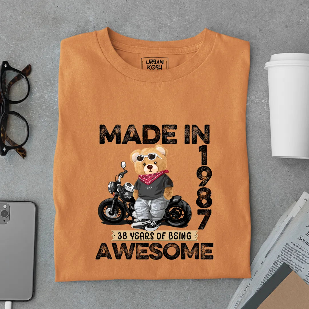 38 Years of Being Awesome | 1987 Premium Unisex T-Shirt
