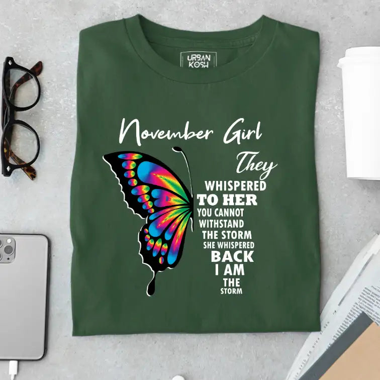 November Girl Exclusive Premium Birthday T-shirt for Women