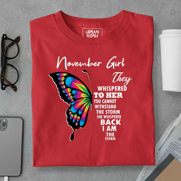 November Girl Exclusive Premium Birthday T-shirt for Women