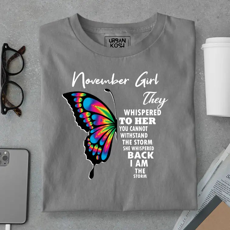 November Girl Exclusive Premium Birthday T-shirt for Women