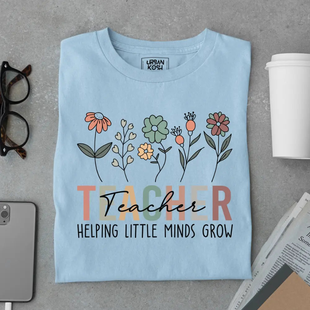 Teacher Helping Little Minds - Exclusive Premium T-shirt for Teachers