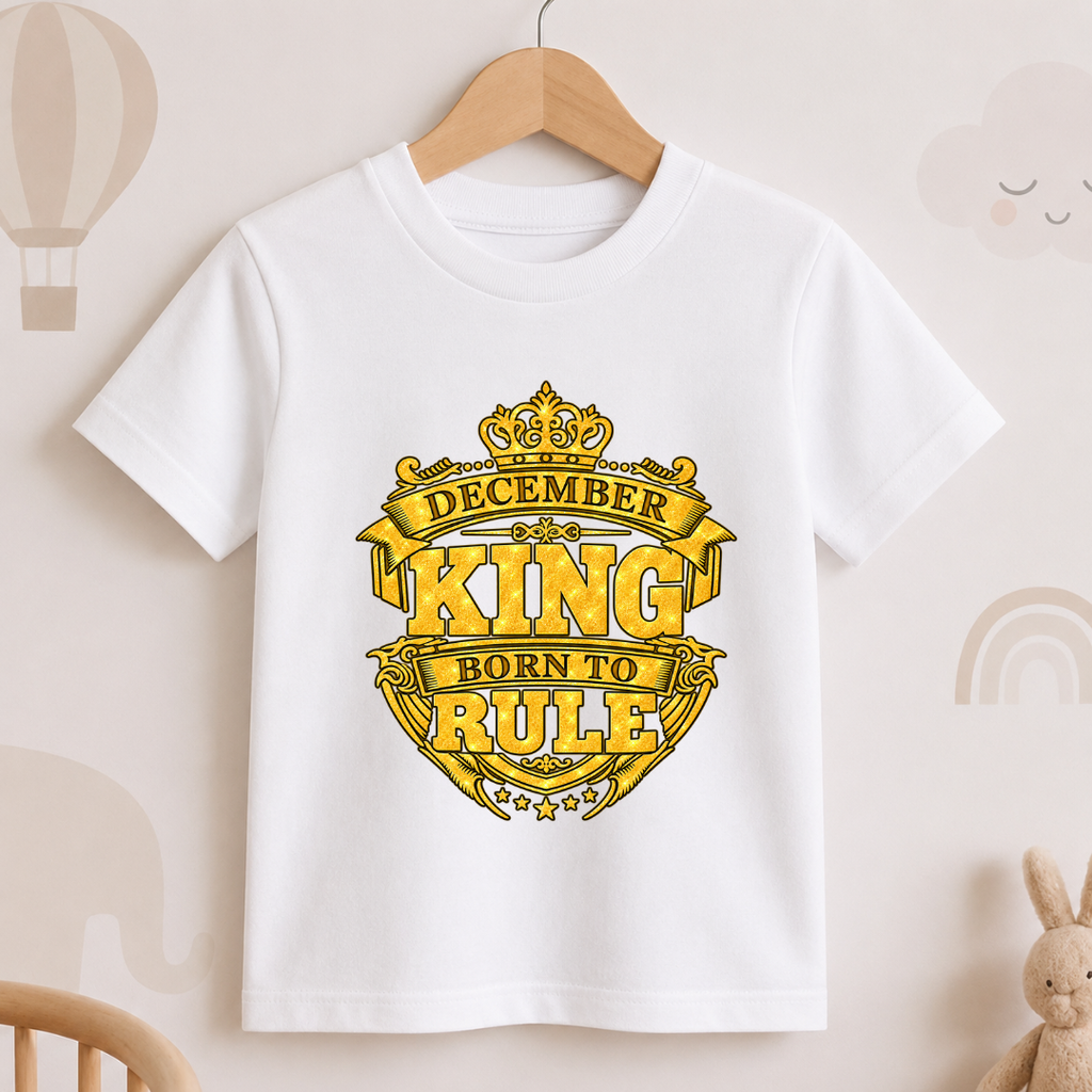 December King Born To Rule Kids T-Shirt
