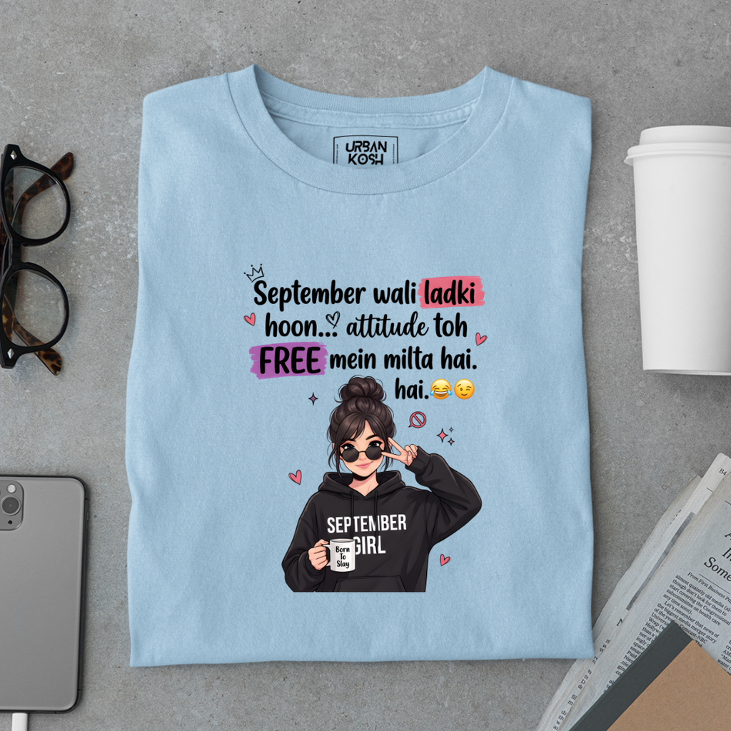 September Wali Ladki Graphic T-Shirt