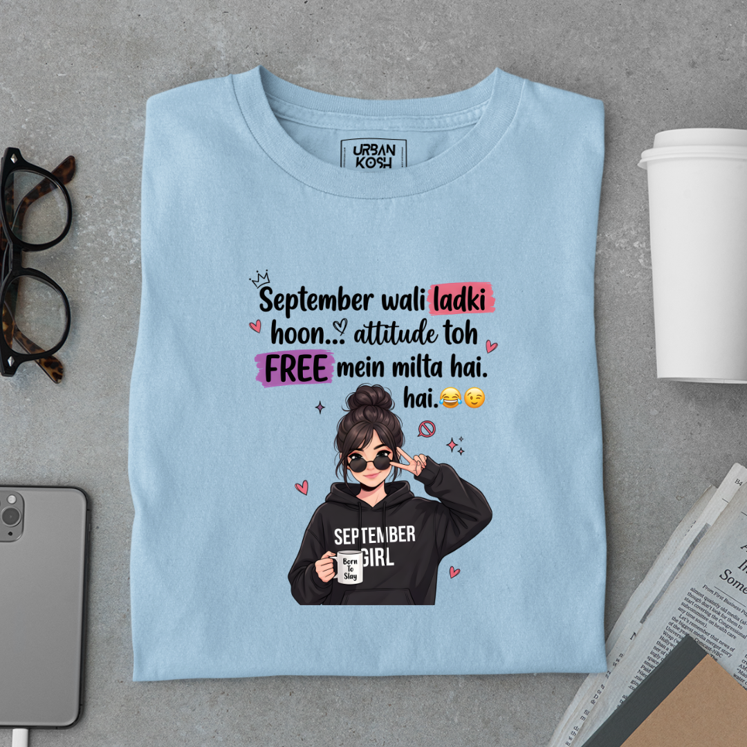 September Wali Ladki Graphic T-Shirt