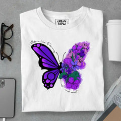 Butterfly of February Exclusive Premium Birthday T-Shirt for Women