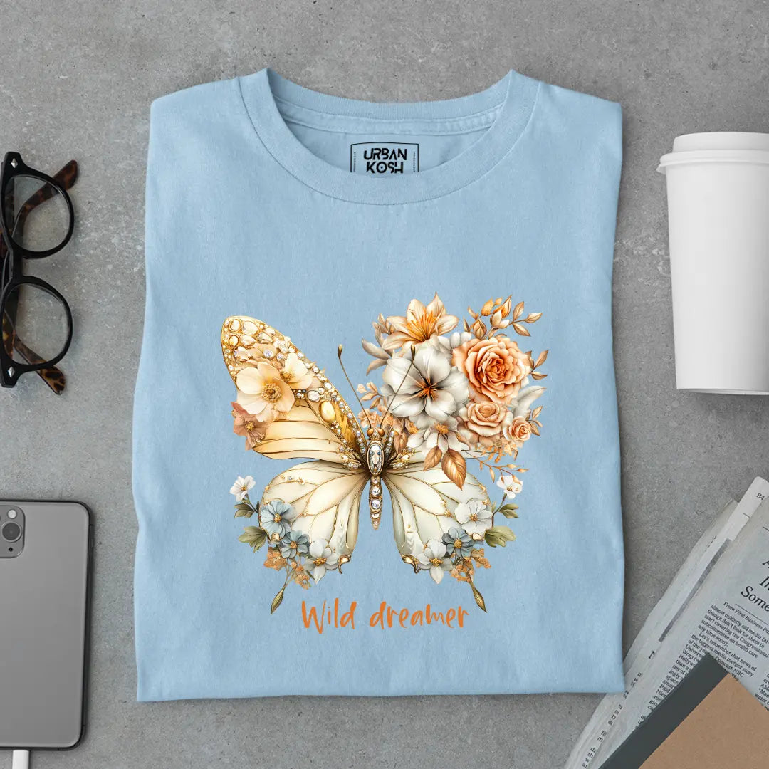 Wild Dreamer Premium Butterfly T-Shirt for Women