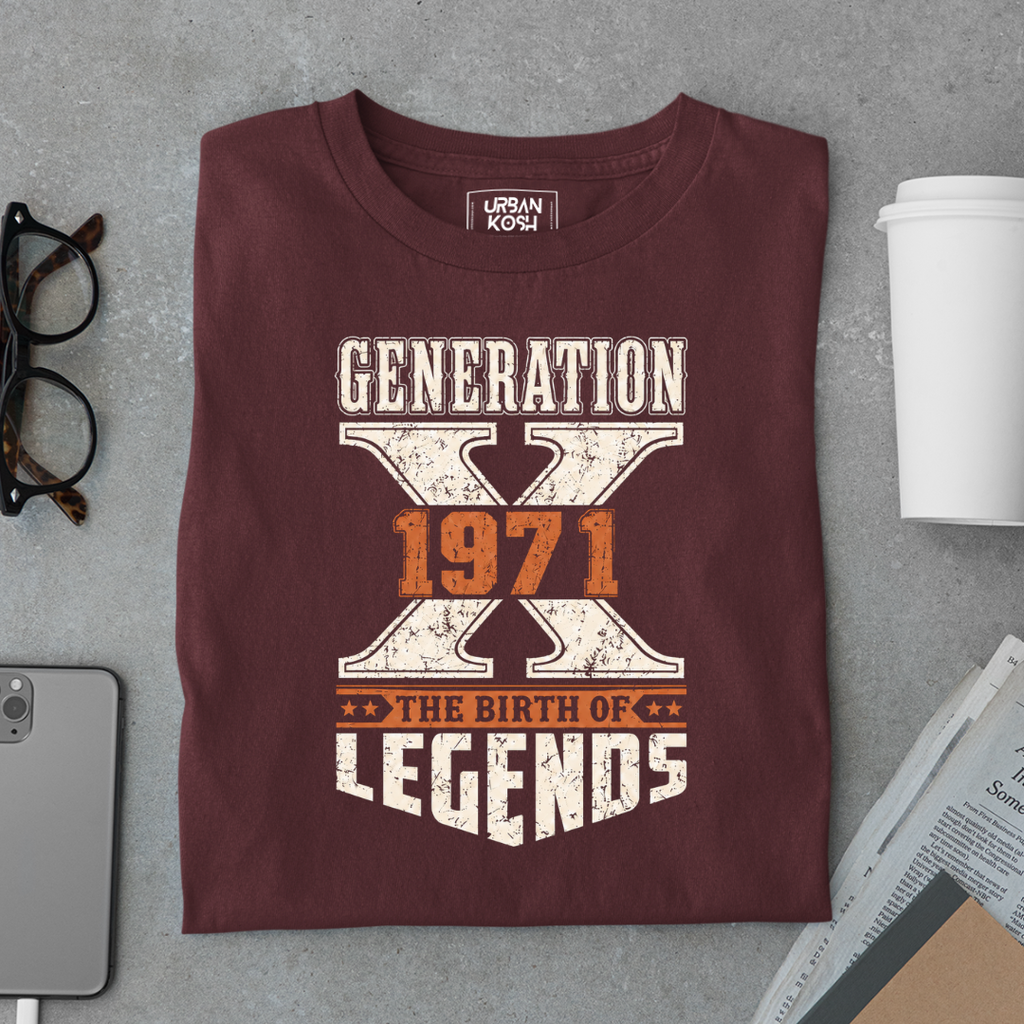 Generation X 1971 The Birth Of Legends T-Shirt