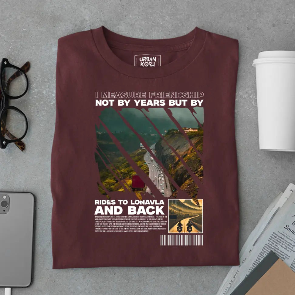 "Rides to Lonavla and Back" Premium Wanderlust T-Shirt