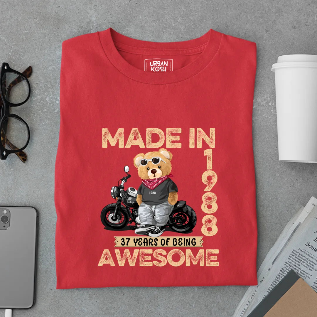 37 Years of Being Awesome | 1988 Premium Unisex T-Shirt