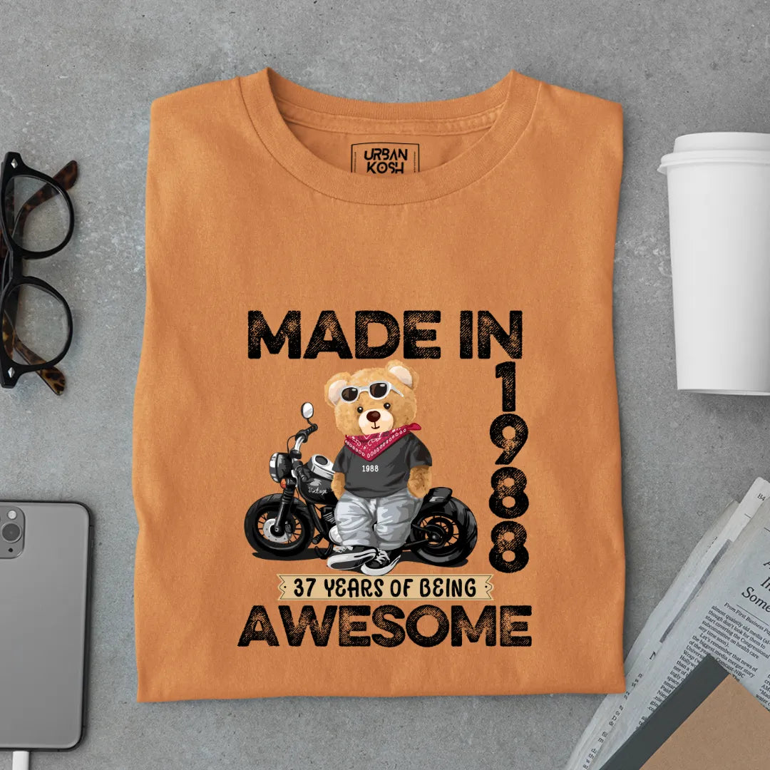 37 Years of Being Awesome | 1988 Premium Unisex T-Shirt