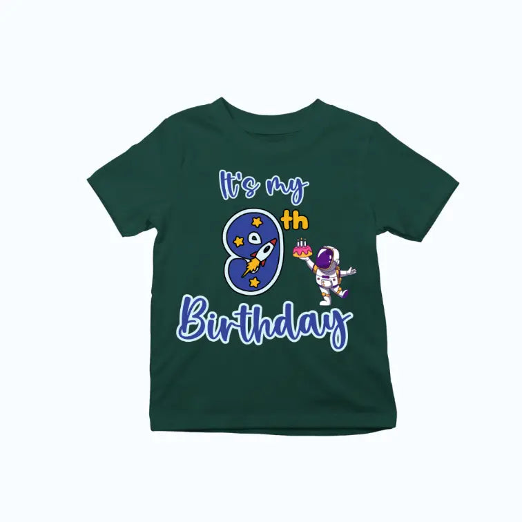 It's My 9th Birthday Exclusive T-shirt for Kids