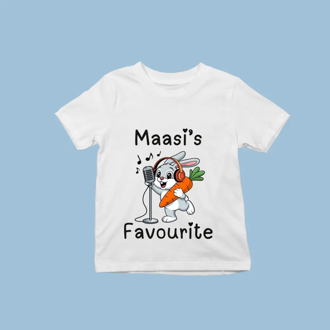 Maasi’s Favourite Cute Bunny Premium Unisex T-shirt for Kids