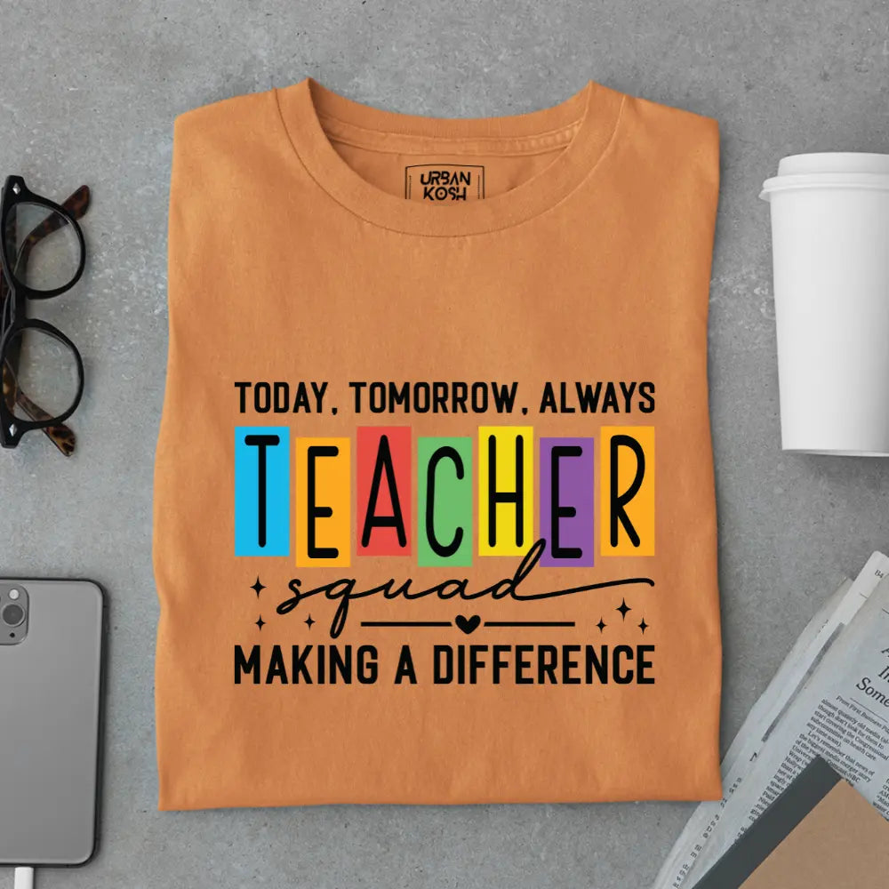 Teacher Squad Making a Difference - Exclusive Premium T-shirt for Teachers