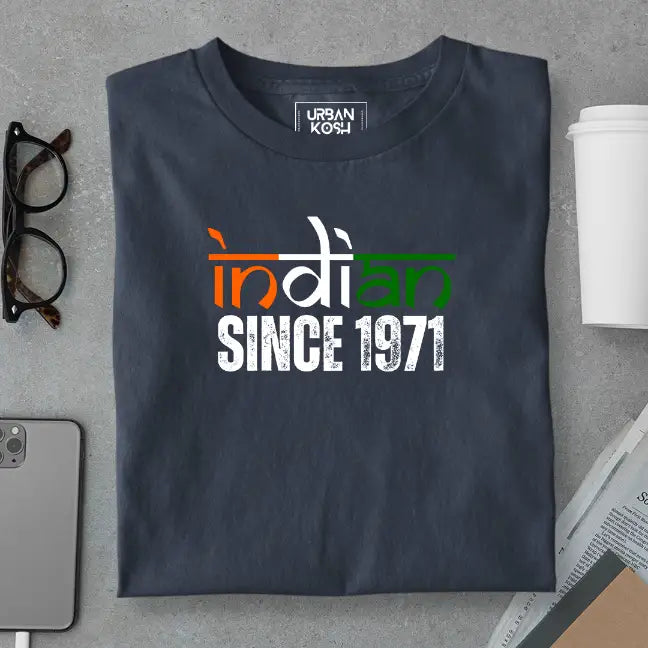 Indian Since 1971 Republic Day Special Premium Unisex Birthday T-shirt