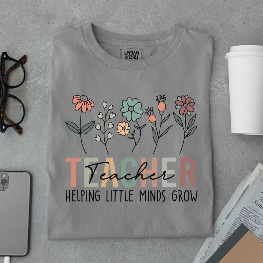 Teacher Helping Little Minds - Exclusive Premium T-shirt for Teachers