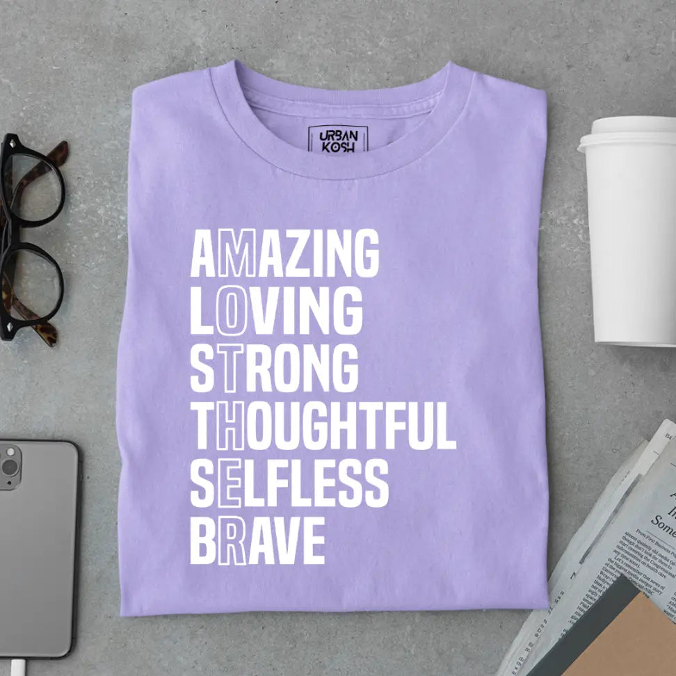 Amazing Loving Strong Mom - Mother's Day Special Premium T-Shirt