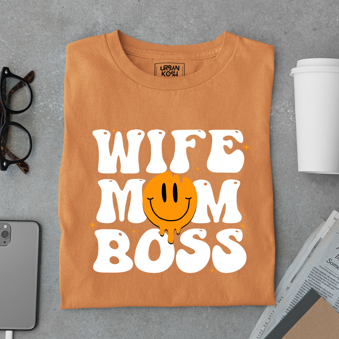 Wife Mom Boss T Shirt