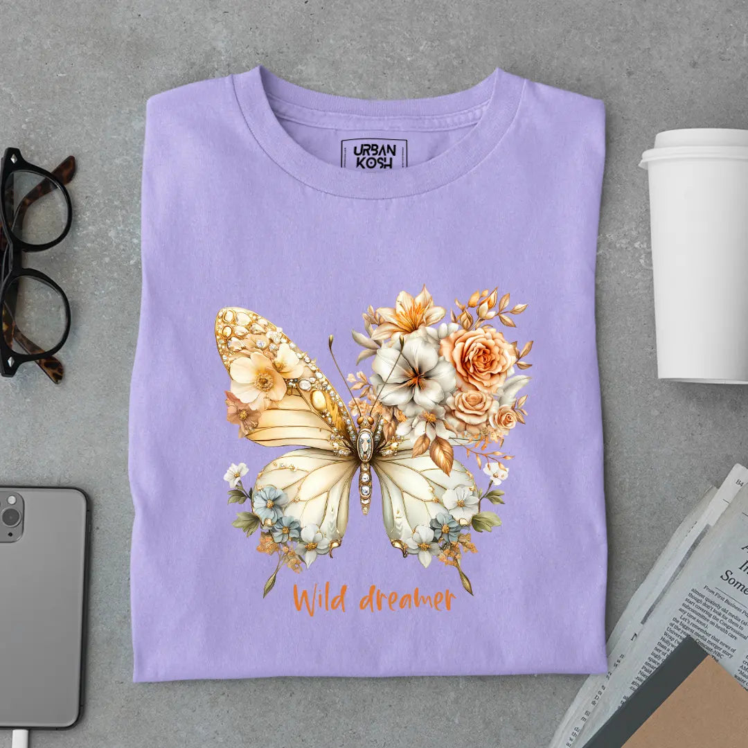Wild Dreamer Premium Butterfly T-Shirt for Women