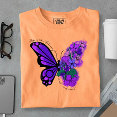 Butterfly of February Exclusive Premium Birthday T-Shirt for Women