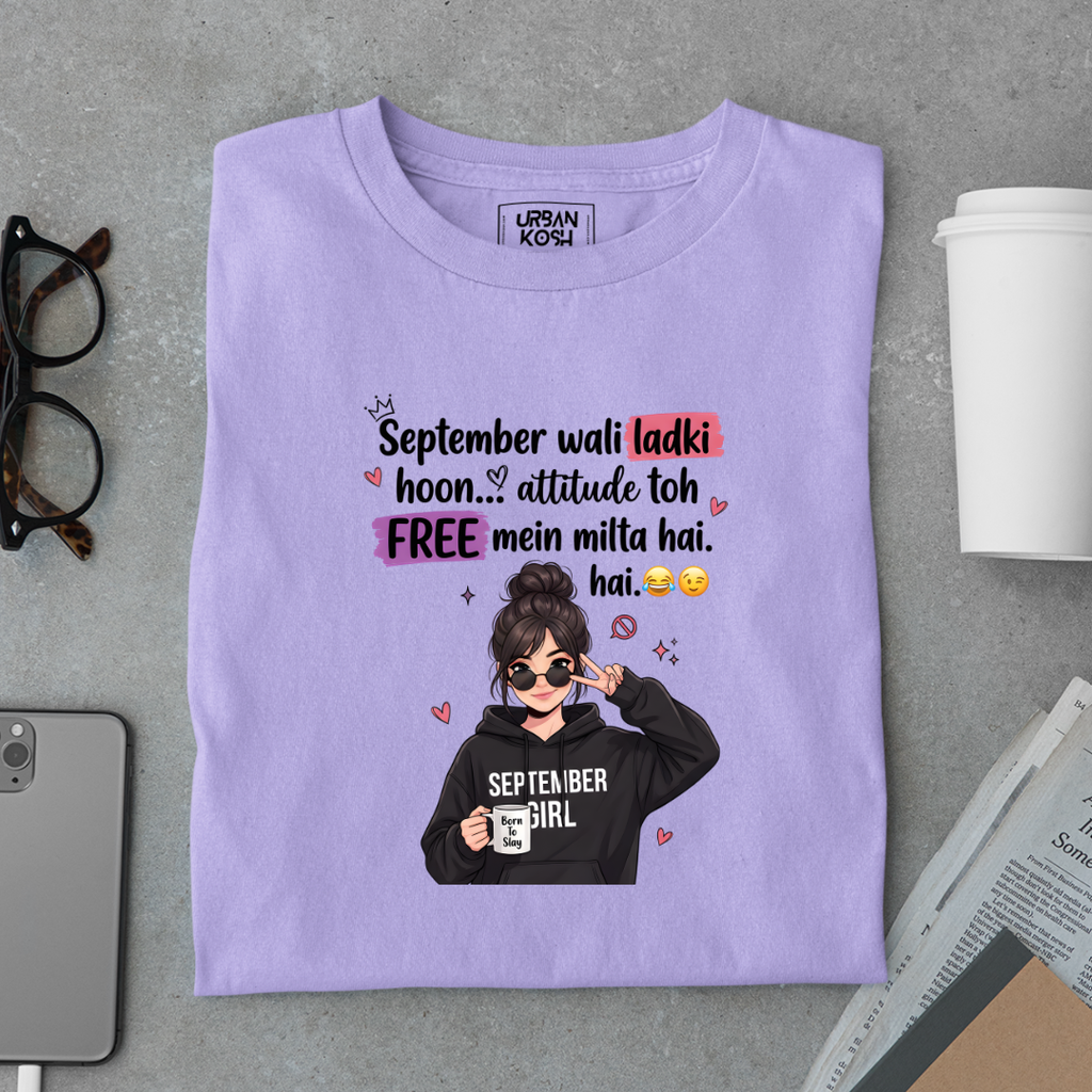 September Wali Ladki Graphic T-Shirt