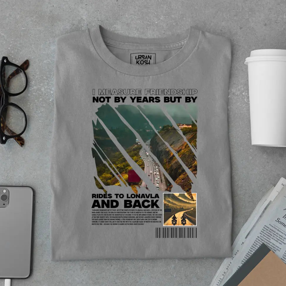 "Rides to Lonavla and Back" Premium Wanderlust T-Shirt