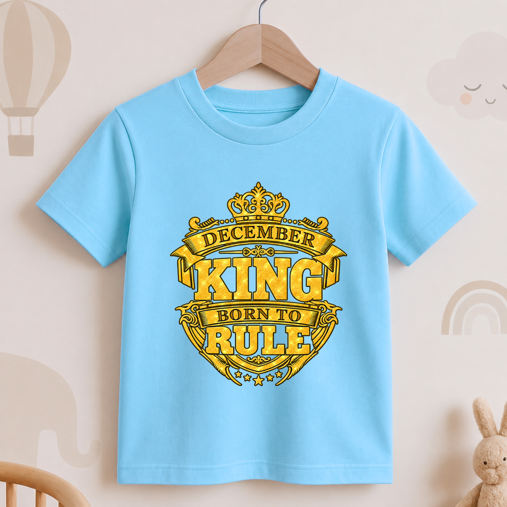 December King Born To Rule Kids T-Shirt
