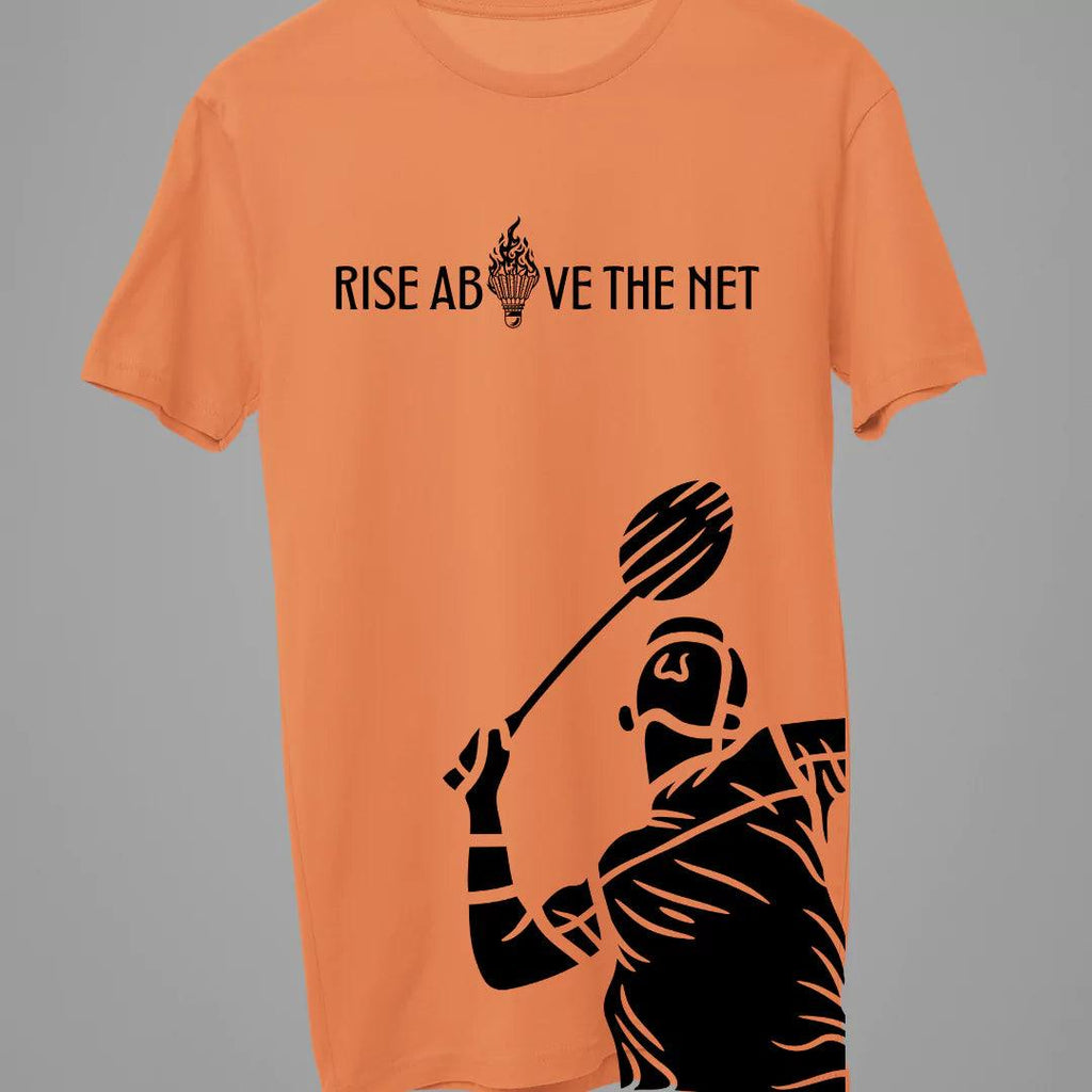 Rise Above the Net Badminton T Shirt