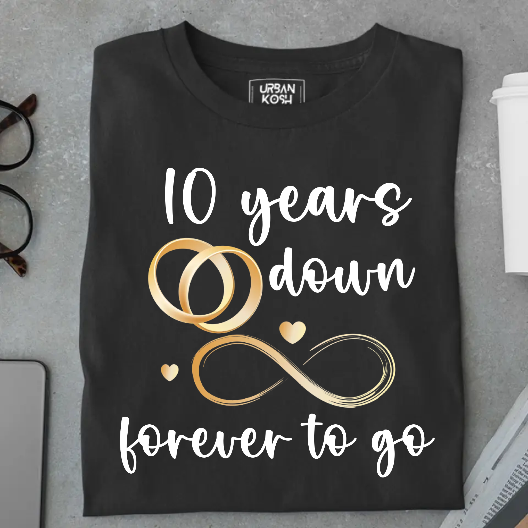 [Personalised] Forever To Go Premium T-Shirt – Valentine’s Day Special