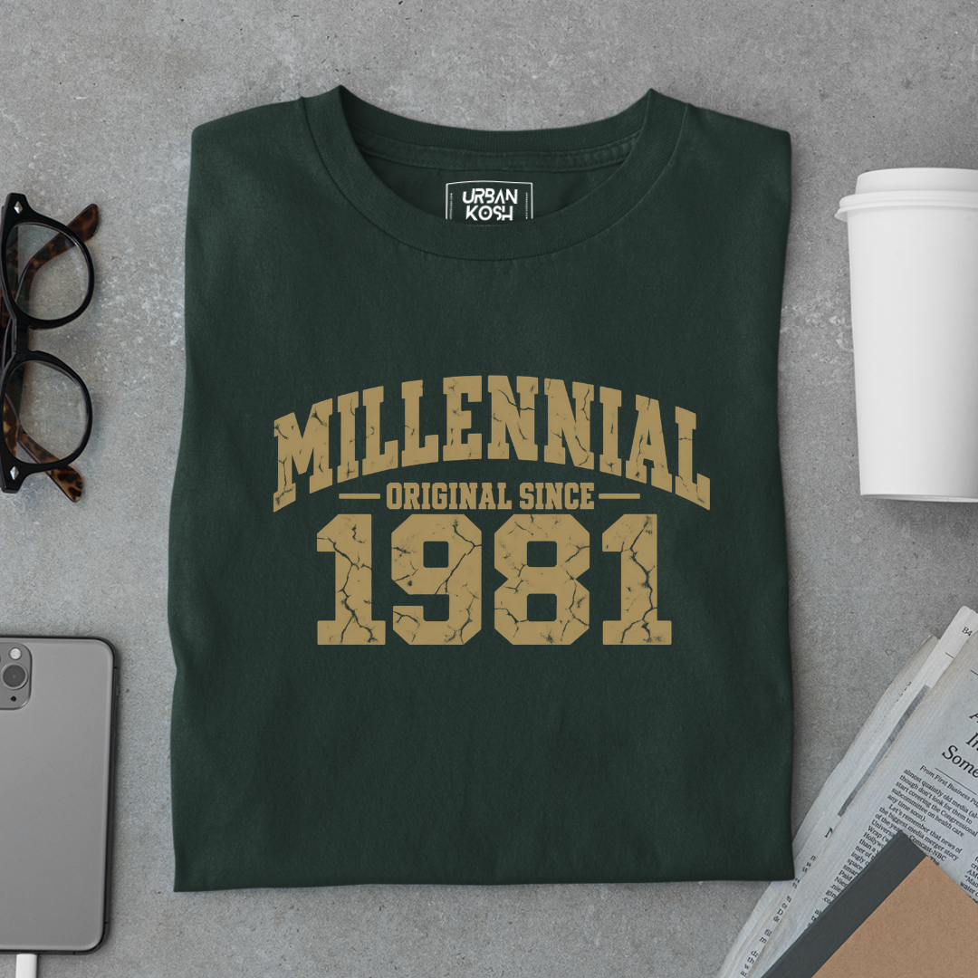 Millennial Original Since 1981 Graphic T-Shirt
