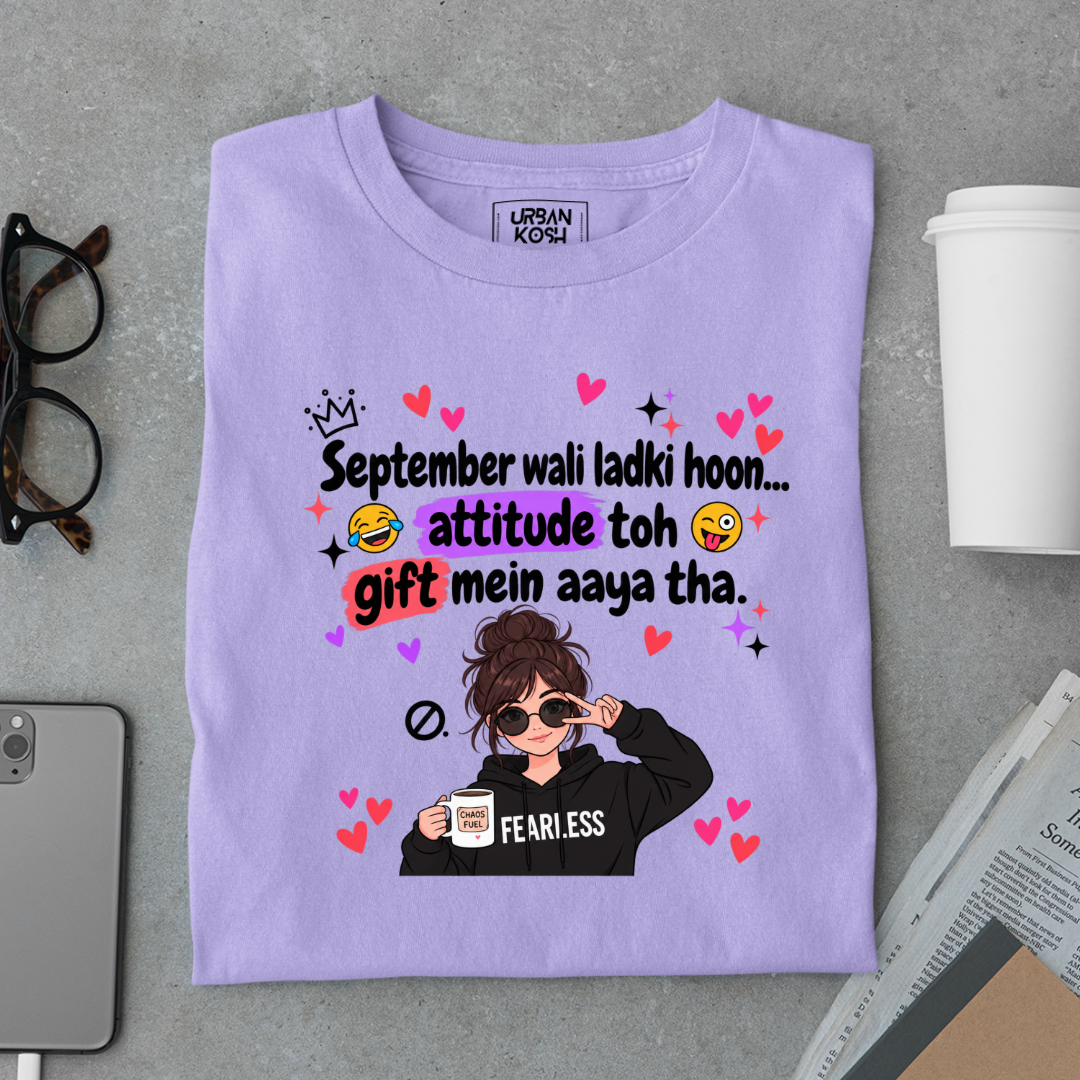 September Wali Ladki Graphic T-Shirt