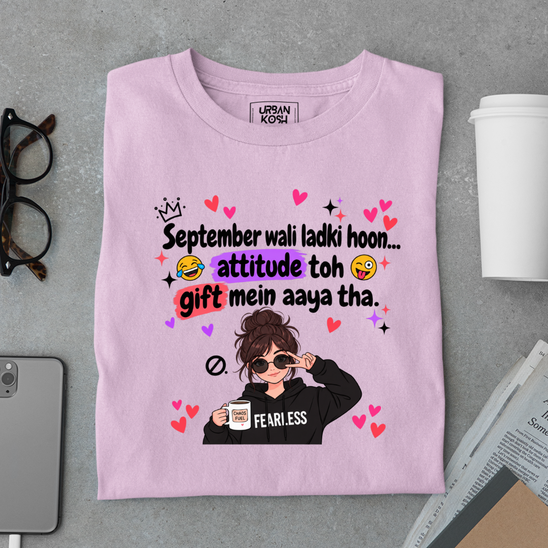 September Wali Ladki Graphic T-Shirt