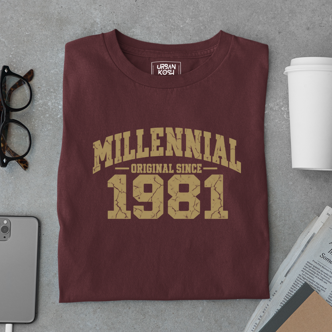 Millennial Original Since 1981 Graphic T-Shirt