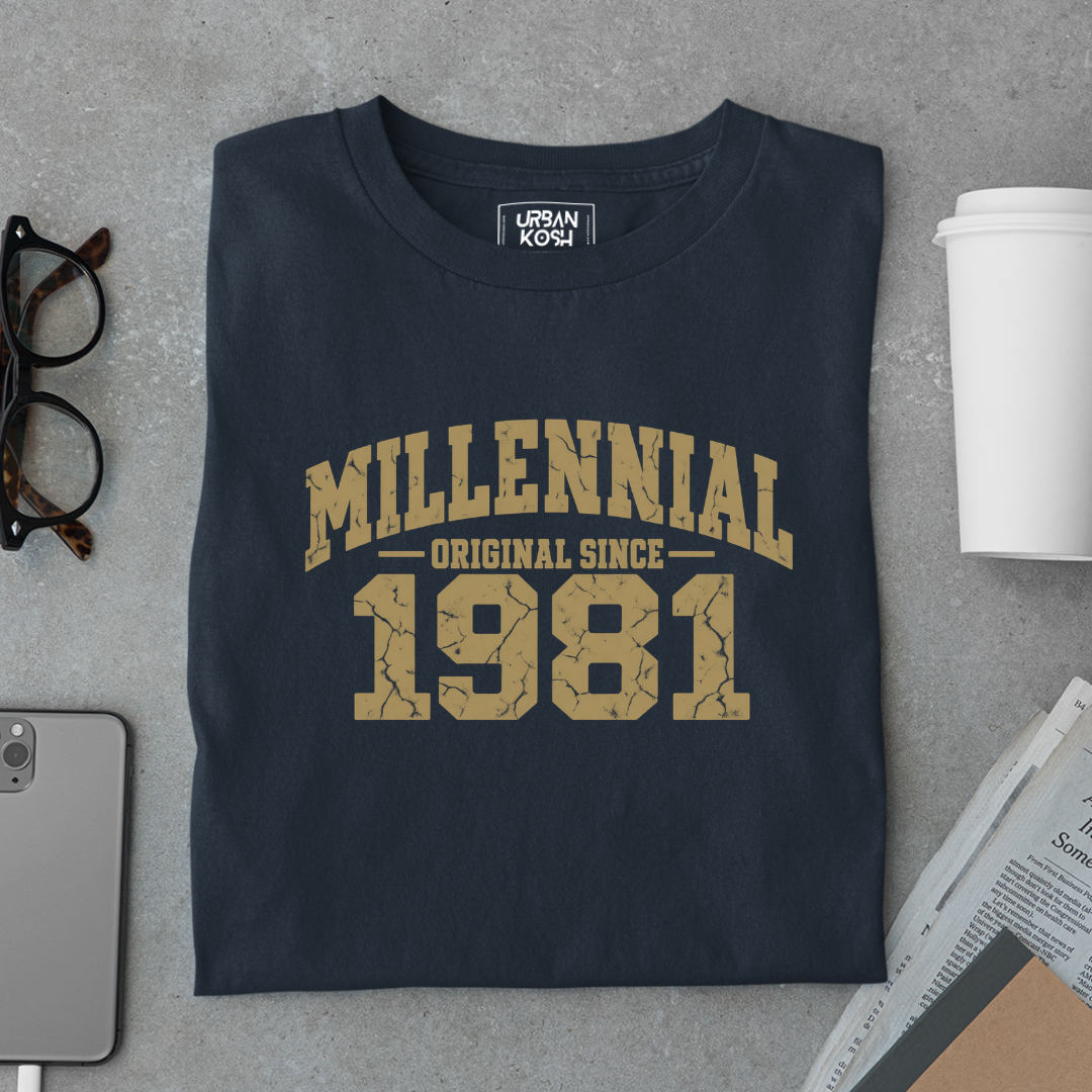 Millennial Original Since 1981 Graphic T-Shirt