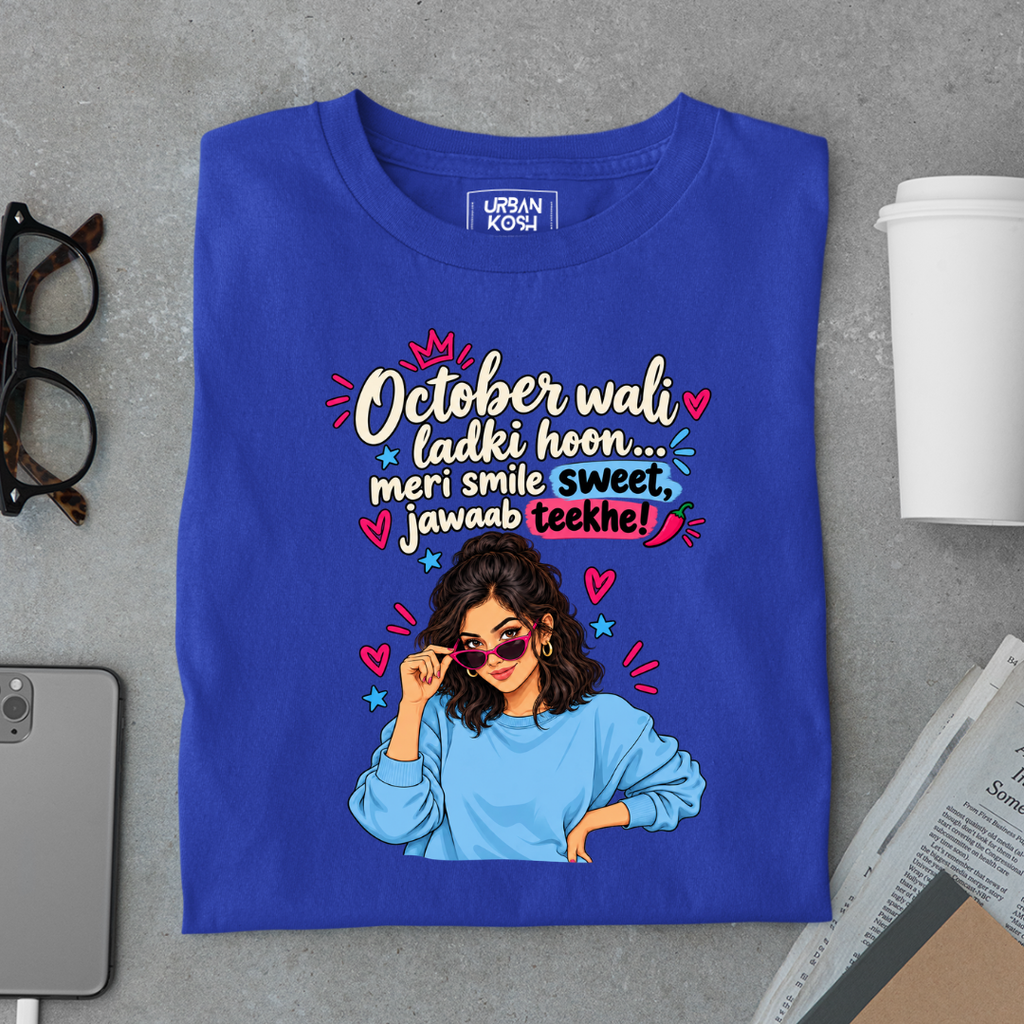 October Queen Attitude Graphic T-Shirt