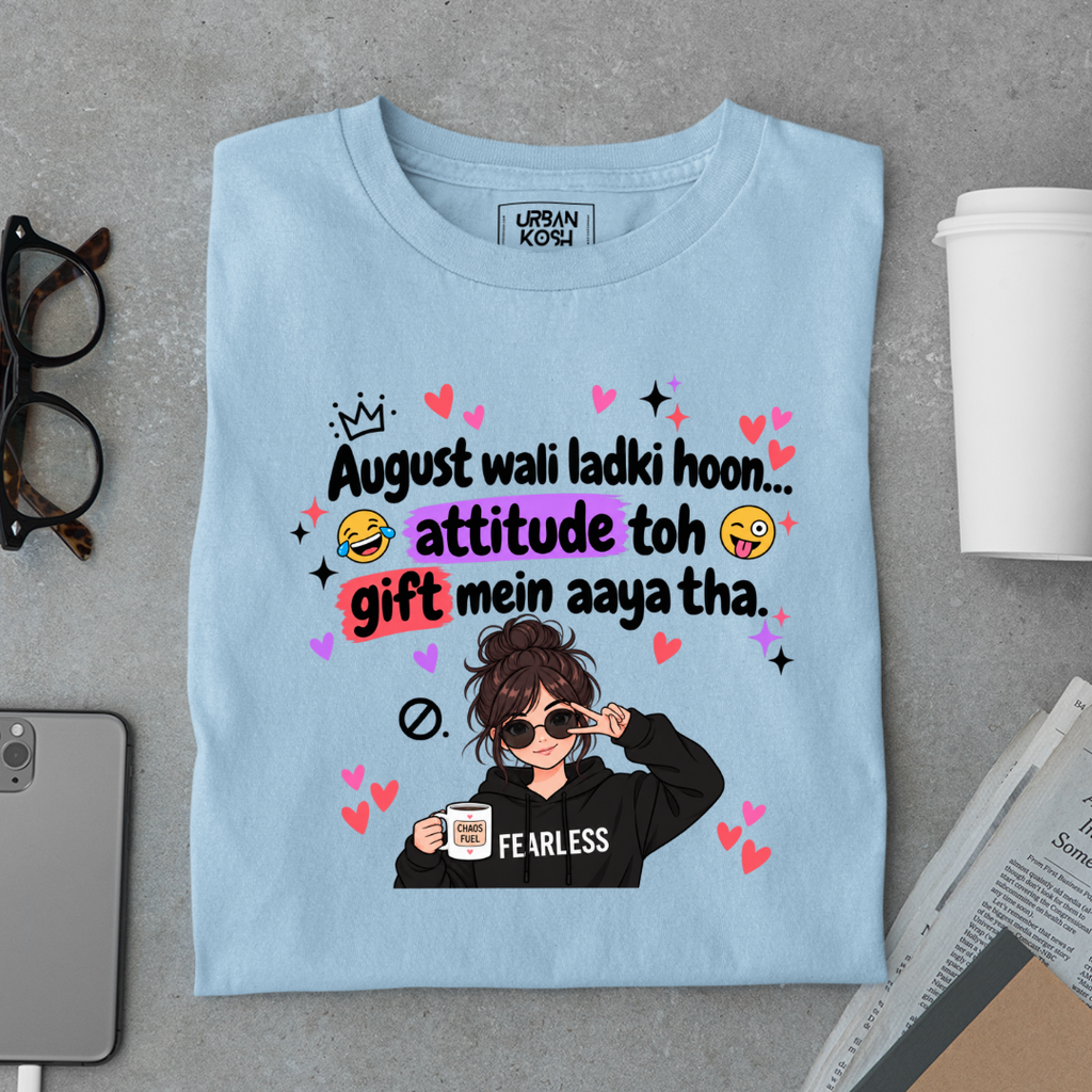 August Wali Ladki Graphic T-Shirt