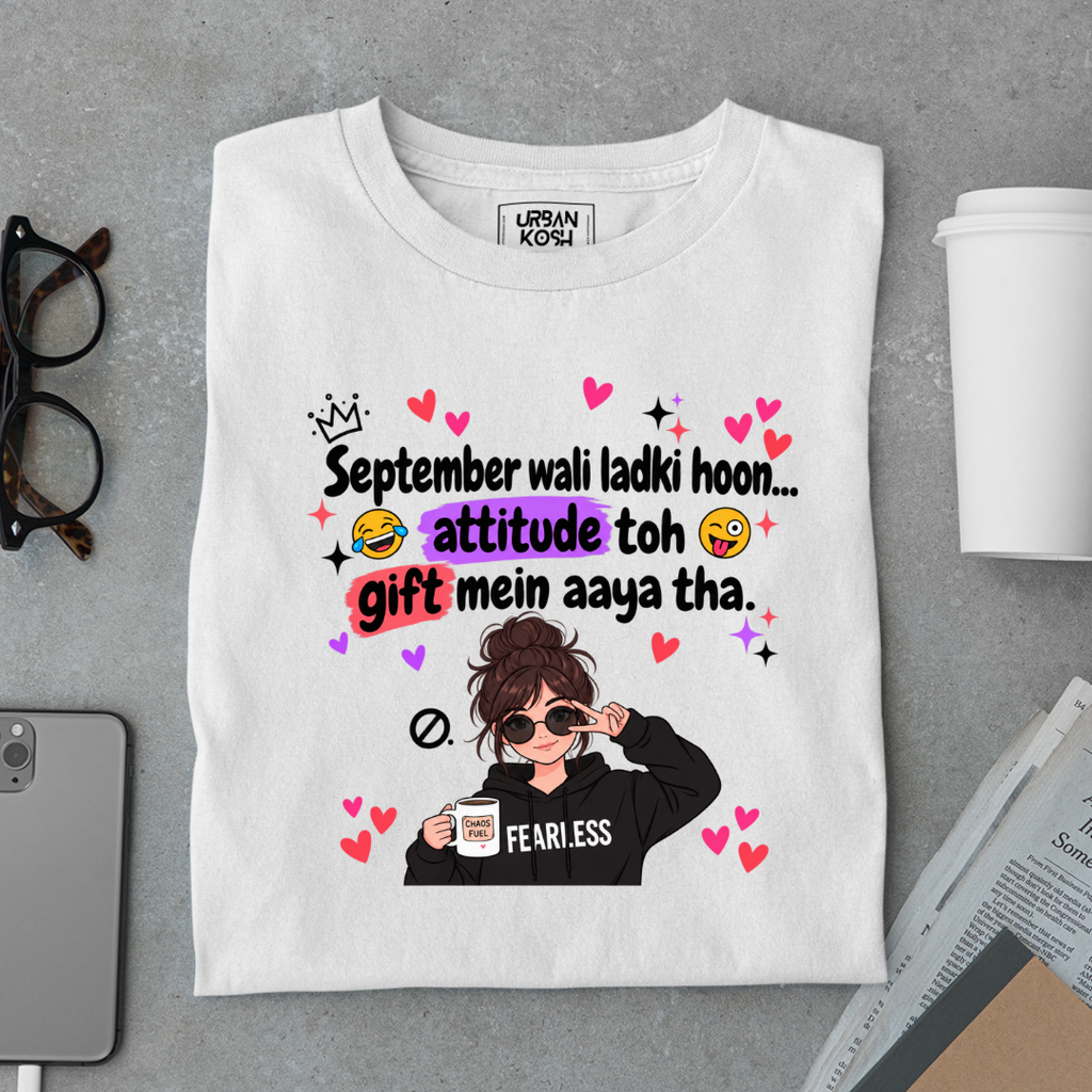 September Wali Ladki Graphic T-Shirt