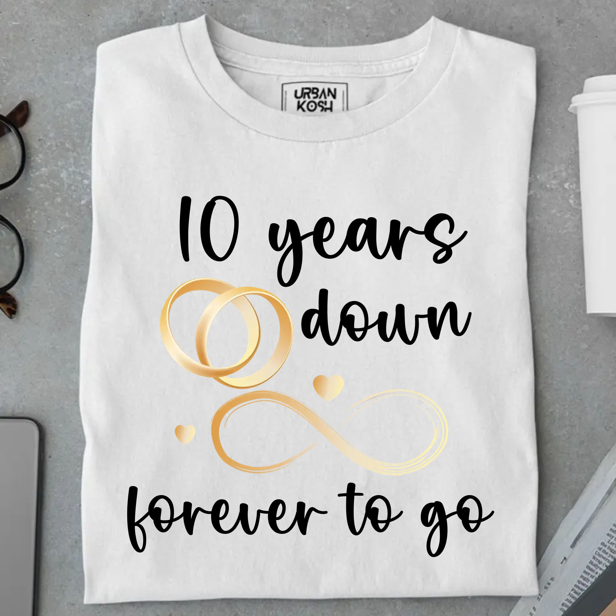 [Personalised] Forever To Go Premium T-Shirt – Valentine’s Day Special