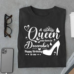 Load image into Gallery viewer, A Queen was born in December T Shirt - Urban Kosh
